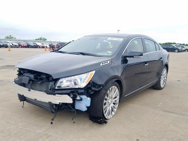 1G4GF5G35FF217734 - 2015 BUICK LACROSSE P BLACK photo 2