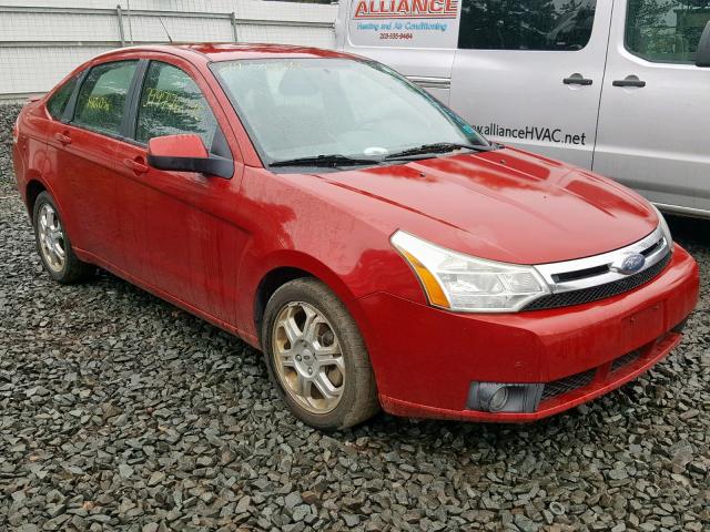 1FAHP36N19W158642 - 2009 FORD FOCUS SES RED photo 1