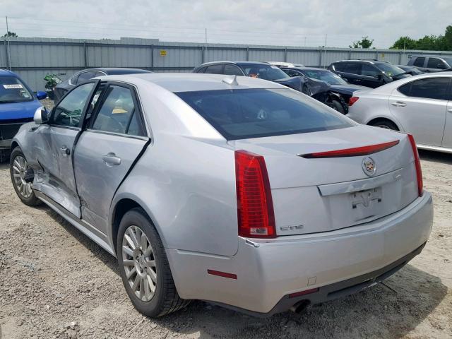 1G6DE5EY8B0104269 - 2011 CADILLAC CTS LUXURY SILVER photo 3