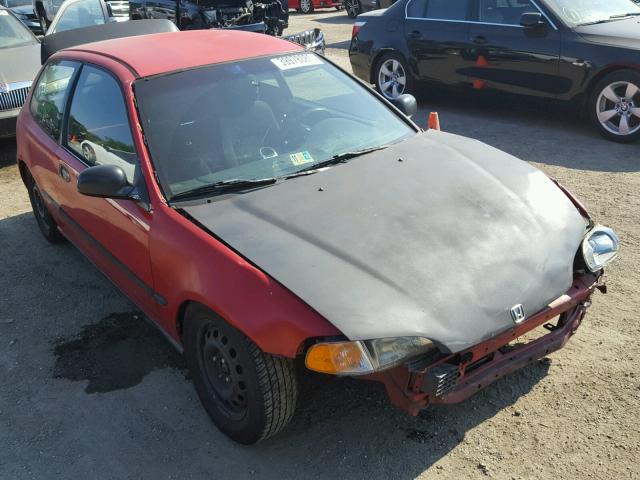 2HGEH236XSH503416 - 1995 HONDA CIVIC DX RED photo 1