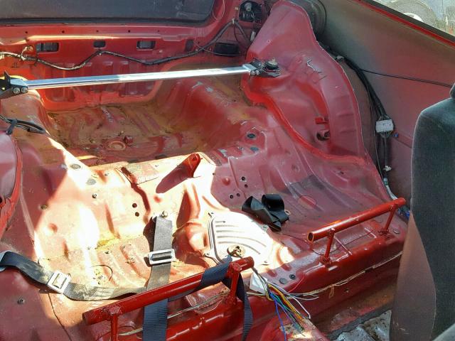 2HGEH236XSH503416 - 1995 HONDA CIVIC DX RED photo 6