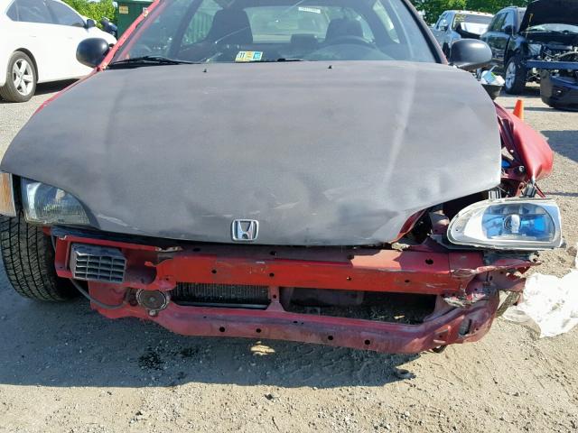 2HGEH236XSH503416 - 1995 HONDA CIVIC DX RED photo 9