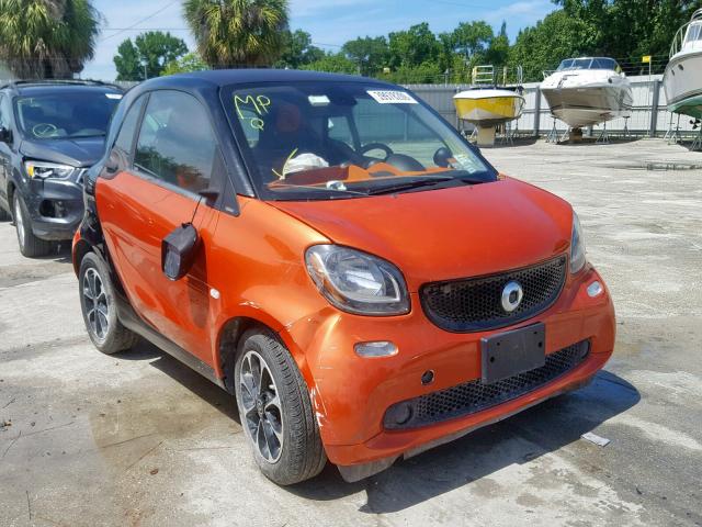 WMEFJ5DA5GK071654 - 2016 SMART FORTWO ORANGE photo 1