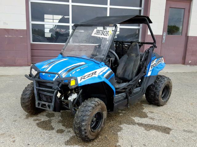 RF3YAV173HT021264 - 2017 POLARIS RZR 170 BLUE photo 2