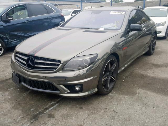 WDDEJ7HB2AA024898 - 2010 MERCEDES-BENZ CL 63 AMG CHARCOAL photo 2