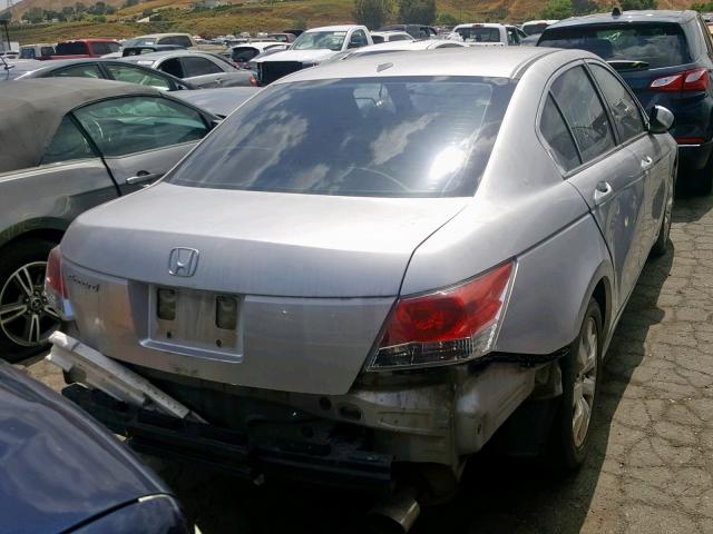 JHMCP26889C003806 - 2009 HONDA ACCORD EXL SILVER photo 4