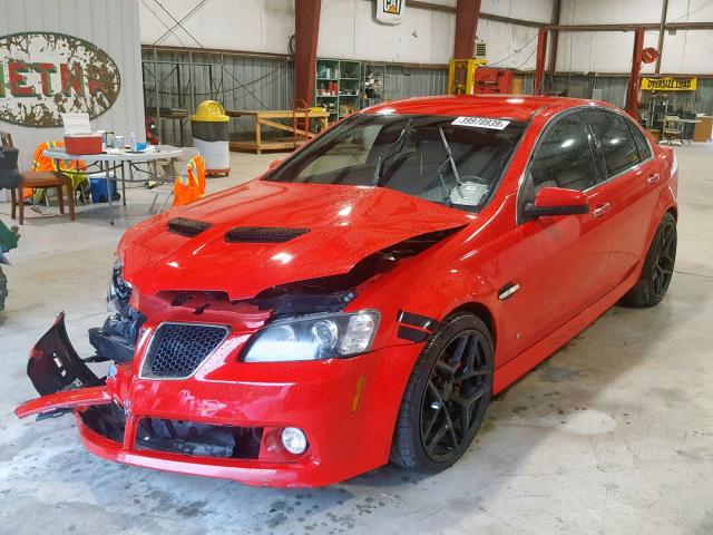 6G2EC57Y58L988271 - 2008 PONTIAC G8 GT RED photo 2