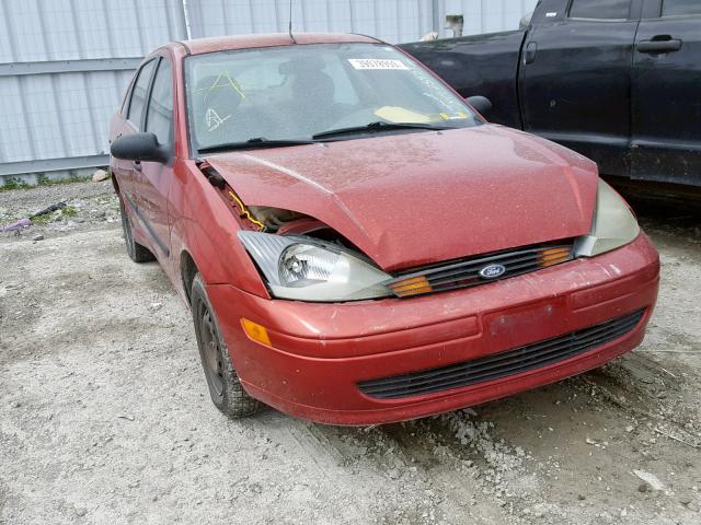 1FAFP33ZX4W189265 - 2004 FORD FOCUS LX RED photo 1