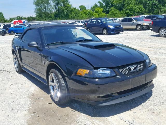 1FAFP45X04F205720 - 2004 FORD MUSTANG GT BLACK photo 1