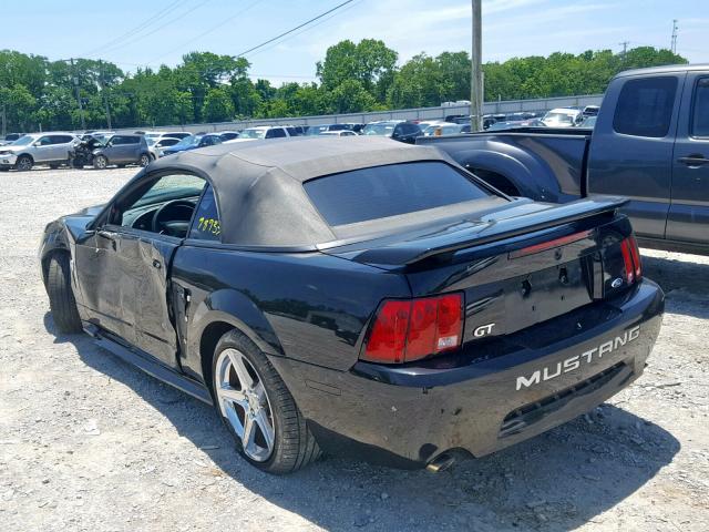 1FAFP45X04F205720 - 2004 FORD MUSTANG GT BLACK photo 3