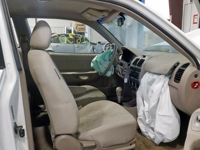 KMHCG35C14U310004 - 2004 HYUNDAI ACCENT GL WHITE photo 5