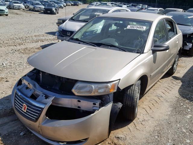 1G8AJ52F45Z121918 - 2005 SATURN ION LEVEL GOLD photo 2