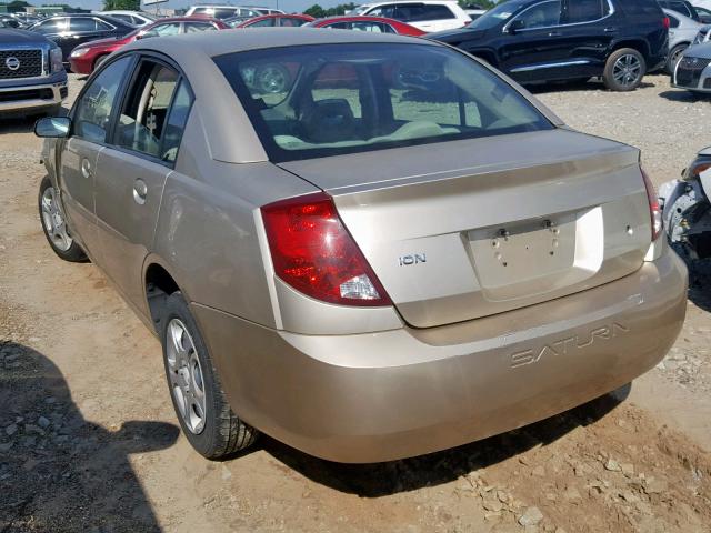 1G8AJ52F45Z121918 - 2005 SATURN ION LEVEL GOLD photo 3
