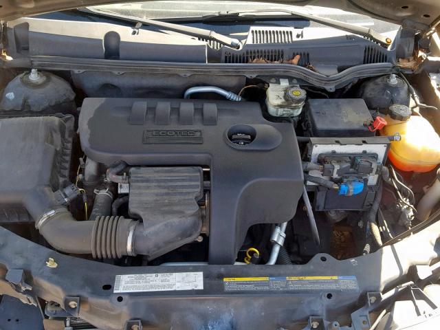 1G8AJ52F45Z121918 - 2005 SATURN ION LEVEL GOLD photo 7