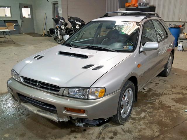 JF1GF485X1H802150 - 2001 SUBARU IMPREZA OU BEIGE photo 2