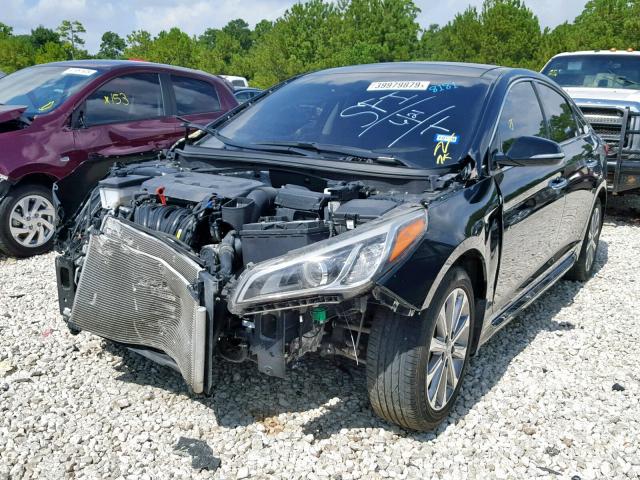 5NPE34AF1GH285408 - 2016 HYUNDAI SONATA SPO CHARCOAL photo 2