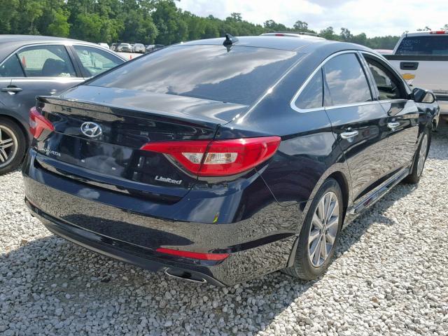 5NPE34AF1GH285408 - 2016 HYUNDAI SONATA SPO CHARCOAL photo 4