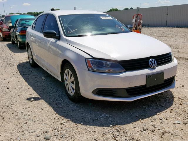 3VW1K7AJ5BM374485 - 2011 VOLKSWAGEN JETTA BASE WHITE photo 1