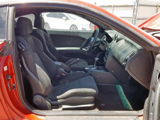 KMHHM65D93U103402 - 2003 HYUNDAI TIBURON RED photo 5