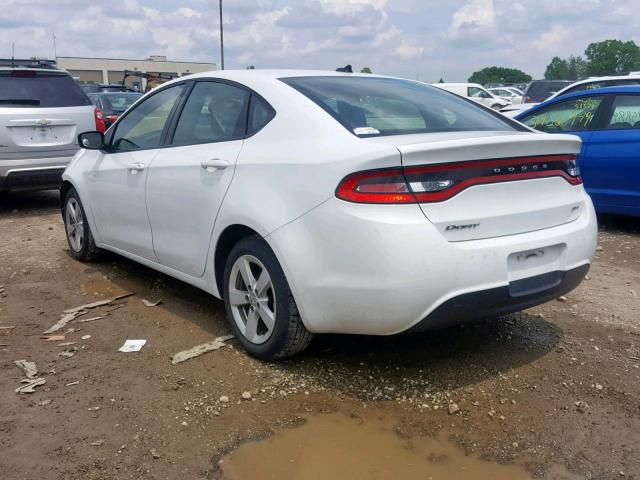 1C3CDFBB2FD373713 - 2015 DODGE DART SXT WHITE photo 3