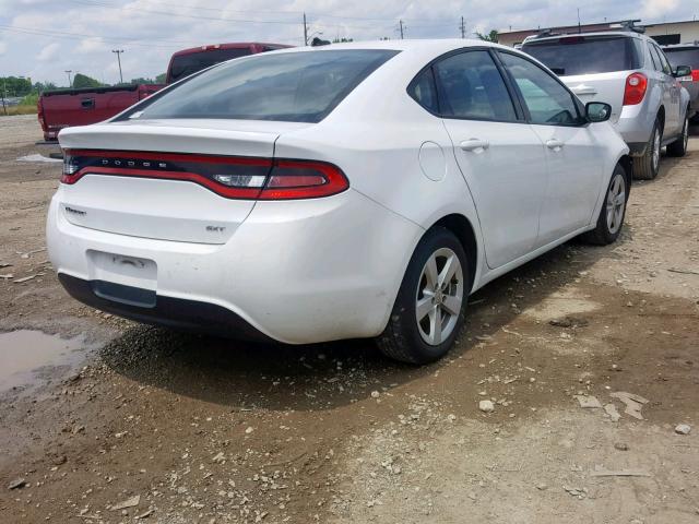 1C3CDFBB2FD373713 - 2015 DODGE DART SXT WHITE photo 4