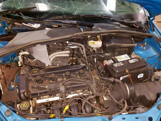 1FAHP37NX7W145044 - 2007 FORD FOCUS ZX5 BLUE photo 7