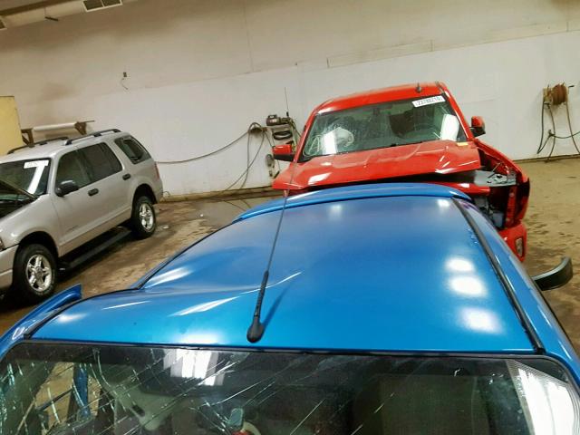 1FAHP37NX7W145044 - 2007 FORD FOCUS ZX5 BLUE photo 9