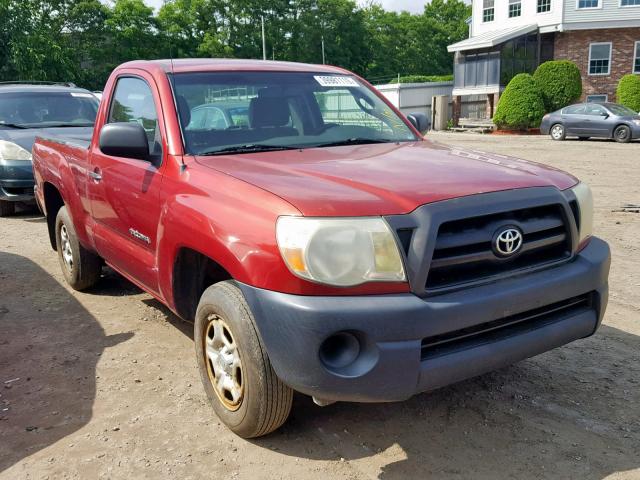 5TENX22N46Z166293 - 2006 TOYOTA TACOMA RED photo 1