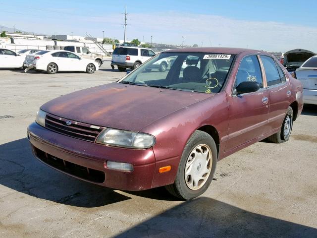 1N4BU31DXVC205210 - 1997 NISSAN ALTIMA XE BURGUNDY photo 2