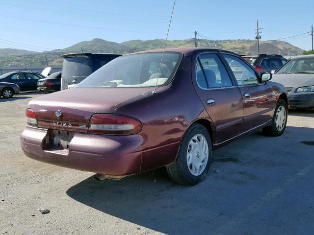 1N4BU31DXVC205210 - 1997 NISSAN ALTIMA XE BURGUNDY photo 4