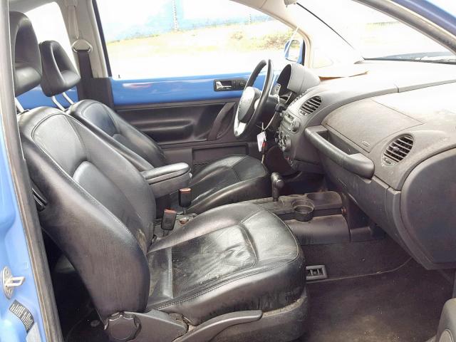 3VWCS21CX1M430593 - 2001 VOLKSWAGEN NEW BEETLE Mavi foto 5