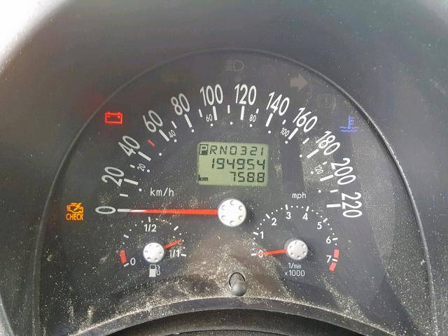 3VWCS21CX1M430593 - 2001 VOLKSWAGEN NEW BEETLE Mavi foto 8