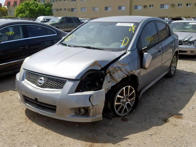 3N1BB61E57L696760 - 2007 NISSAN SENTRA SE- SILVER photo 2