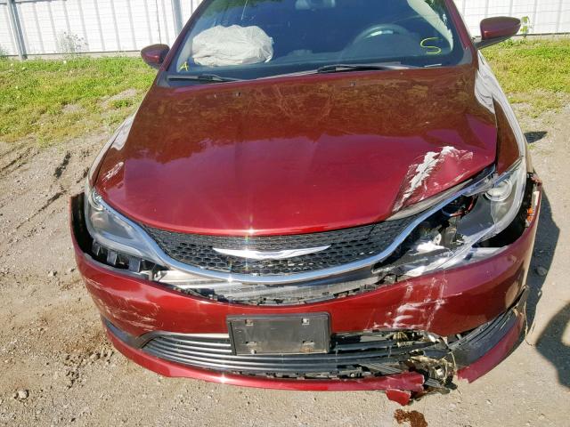 1C3CCCFB0GN114497 - 2016 CHRYSLER 200 LX MAROON photo 9