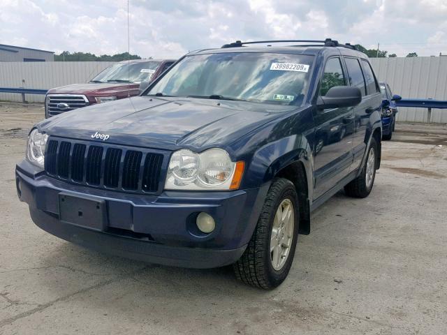 1J4GR48K05C670844 - 2005 JEEP GRAND CHER BLUE photo 2