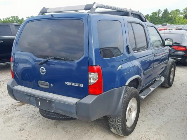 5N1ED28T83C700707 - 2003 NISSAN XTERRA XE BLUE photo 4