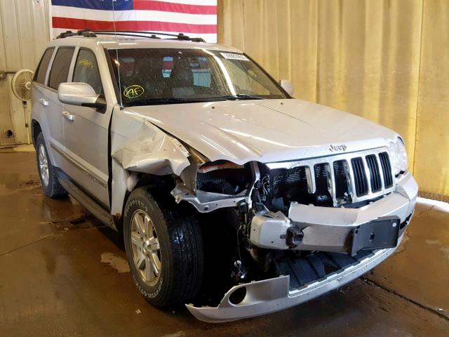 1J8HR58NX8C152828 - 2008 JEEP GRAND CHER SILVER photo 1