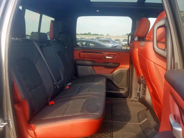 1C6SRFLT7KN694643 - 2019 RAM 1500 REBEL ნაცრისფერი ფოტო 6