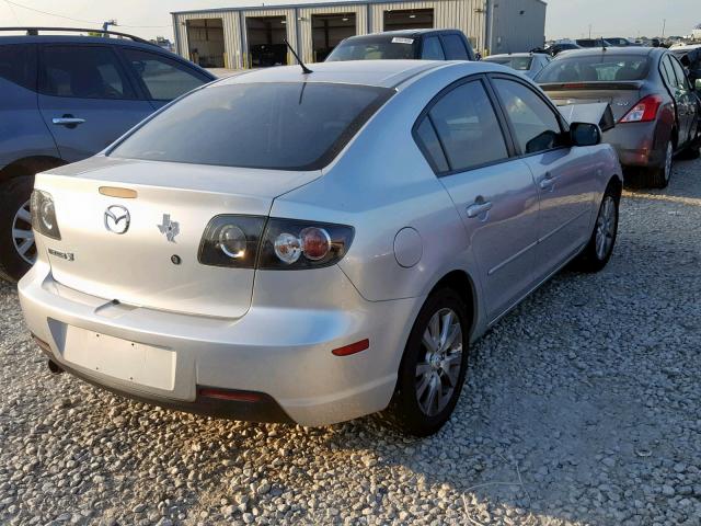 JM1BK323681826904 - 2008 MAZDA 3 S SILVER photo 4