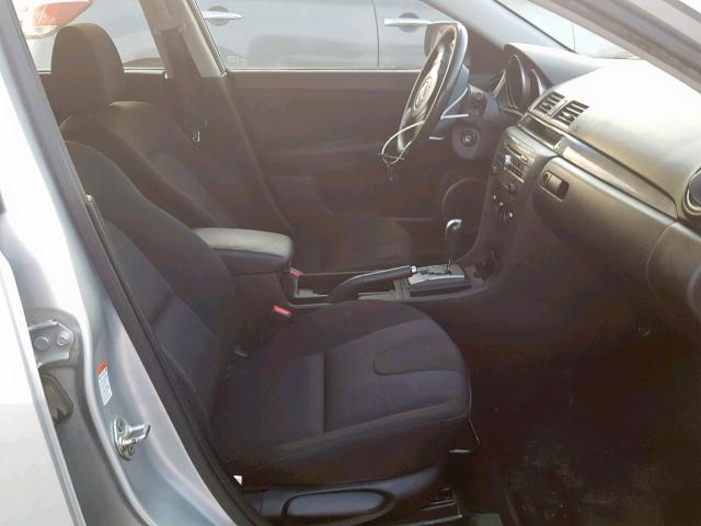 JM1BK323681826904 - 2008 MAZDA 3 S SILVER photo 5