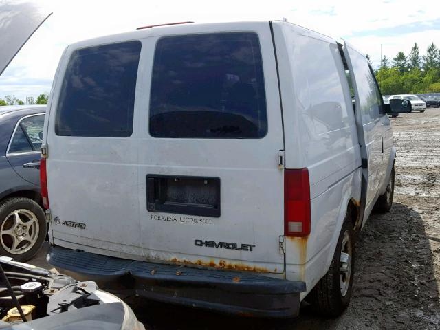 1GCDM19X25B112192 - 2005 CHEVROLET ASTRO WHITE photo 4