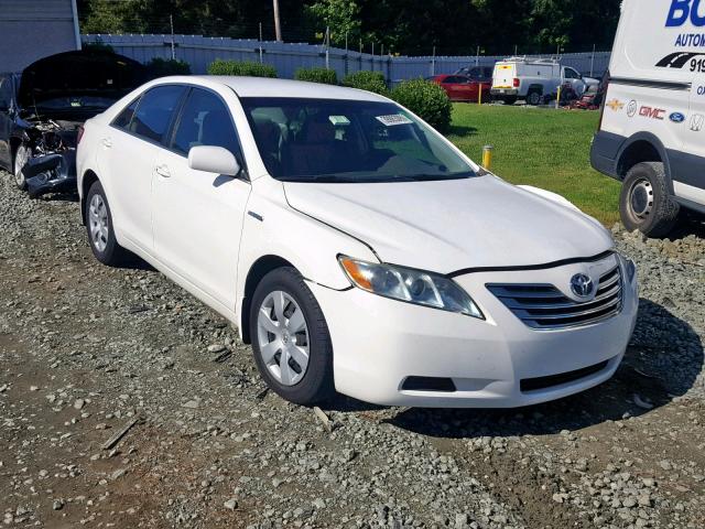 4T1BB46K59U092789 - 2009 TOYOTA CAMRY HYBR WHITE photo 1