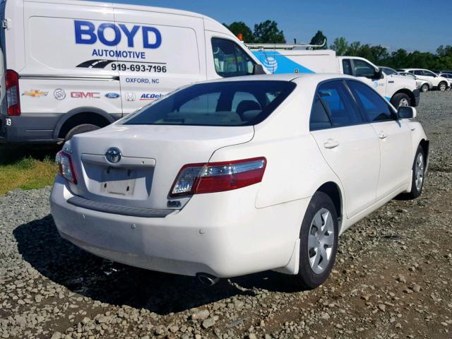 4T1BB46K59U092789 - 2009 TOYOTA CAMRY HYBR WHITE photo 4