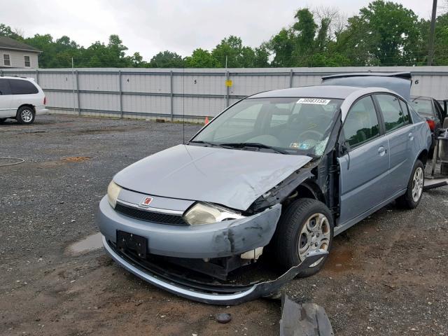 1G8AJ52F03Z165587 - 2003 SATURN ION LEVEL BLUE photo 2