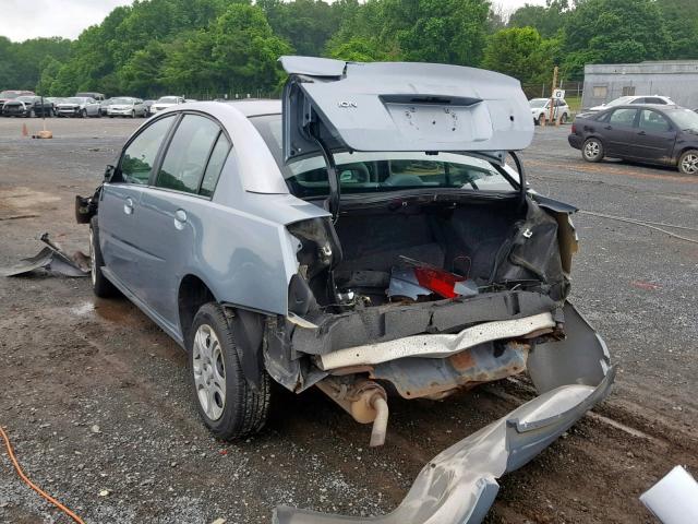 1G8AJ52F03Z165587 - 2003 SATURN ION LEVEL BLUE photo 3