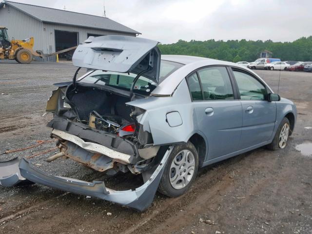1G8AJ52F03Z165587 - 2003 SATURN ION LEVEL BLUE photo 4