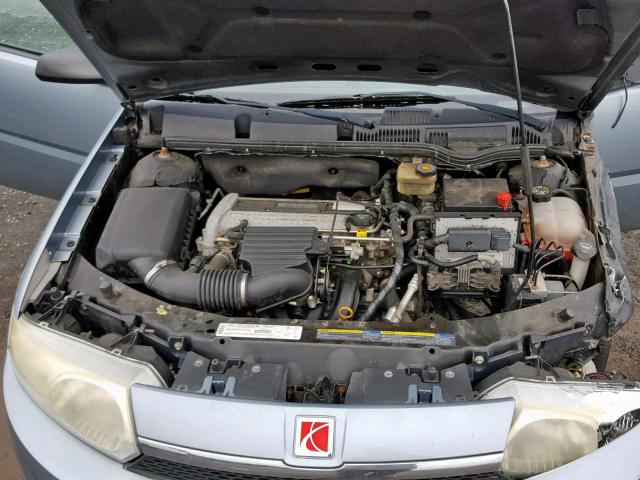 1G8AJ52F03Z165587 - 2003 SATURN ION LEVEL BLUE photo 7