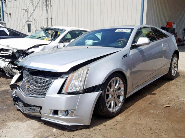 1G6DP1ED2B0125988 - 2011 CADILLAC CTS PREMIU SILVER photo 2