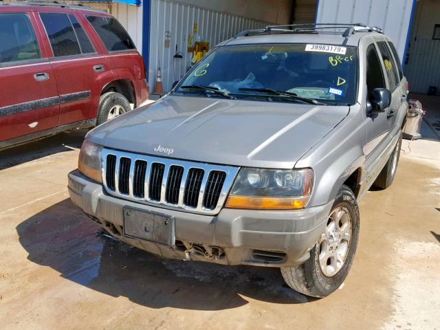 1J4GW58N5XC760177 - 1999 JEEP GRAND CHER SILVER photo 2