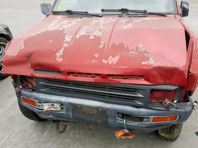 JN8HD17S2PW104344 - 1993 NISSAN PATHFINDER RED photo 7